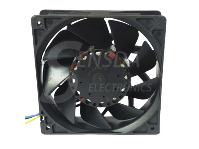 12cm Fan for Delta PFR1212DHE 120mm 12038 DC 12V High-Speed Cooling Fan, 7400RPM, 254CFM, 68.5dBA Car Booster, 5.2A