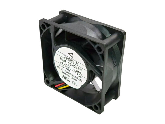 MMF-06H24SS CX3 60x60x25mm DC24V Cooling Fan 3-Wire Tachometer for Inverter VFD Industrial Fan 6025