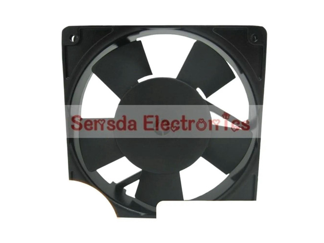 1PCS 12P-230HB 120mm AC 230V Ball Bearing Cooling Fan 2000/2400 RPM, 56.72/65.57 CFM, 18/16W, Dual Bearings