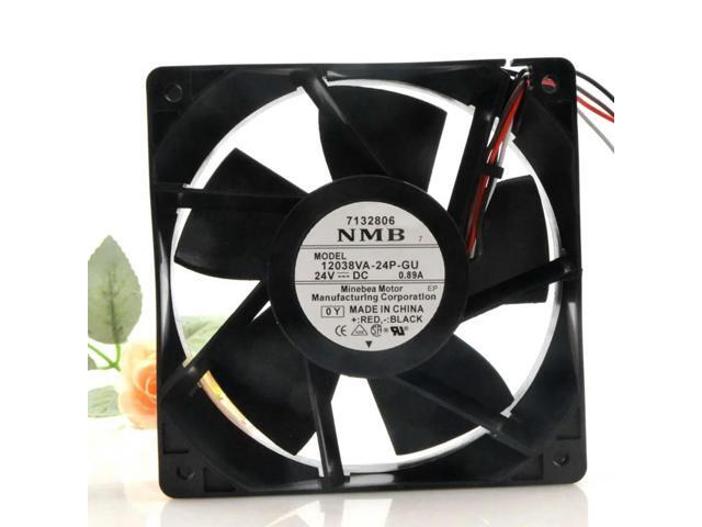 120mm 12cm 24V High Speed Cooling Fan,for 12038VA-24P-GU 12038 120X120X38mm DC 24V 0.89A Server Fan