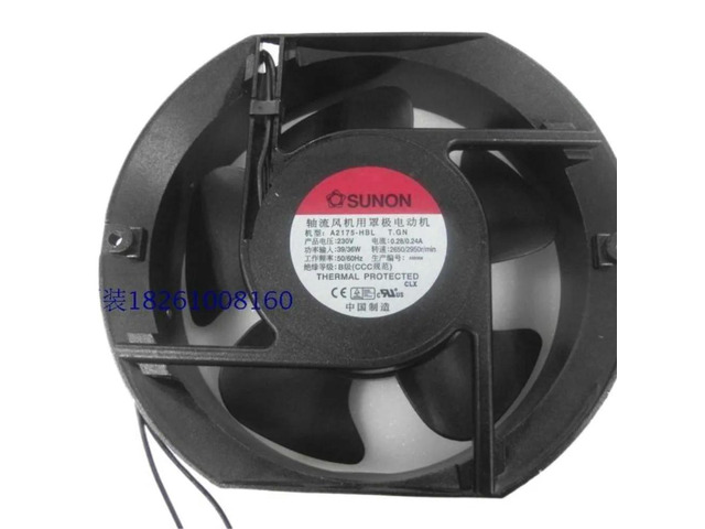 For fan A2175-HBL T. GN 17CM 170*150*51MM 1751 AC 230V Cabinets Axial Server Fans