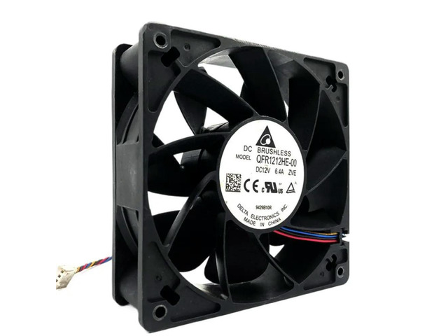 QFR1212HE-00 120*120*38mm DC12V 6.4A,Powerful High Speed CFM Air Flow Cooling Fan,DC 12V