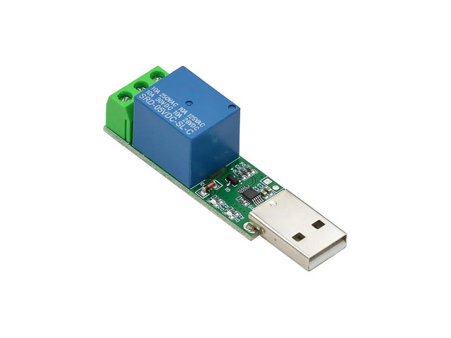 HID Drive-free USB 1 Channel 5V Relay Module Can Control the Relay On and Off On the Computer Side