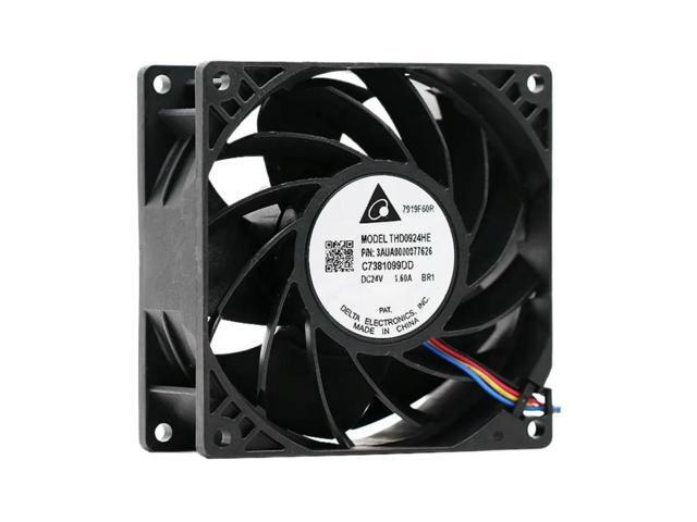 for delta THD0924HE DC 24V 1.60A 9CM 9038 92mm 9238 Inverter 4-wire server Cooling Fan