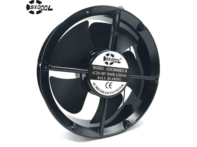 SXD20060B2LM Full Circle 220mm 22cm 220*220*60mm AC 220V 240V 50/60HZ 0.35A/0.45A Axial Cooling Fan
