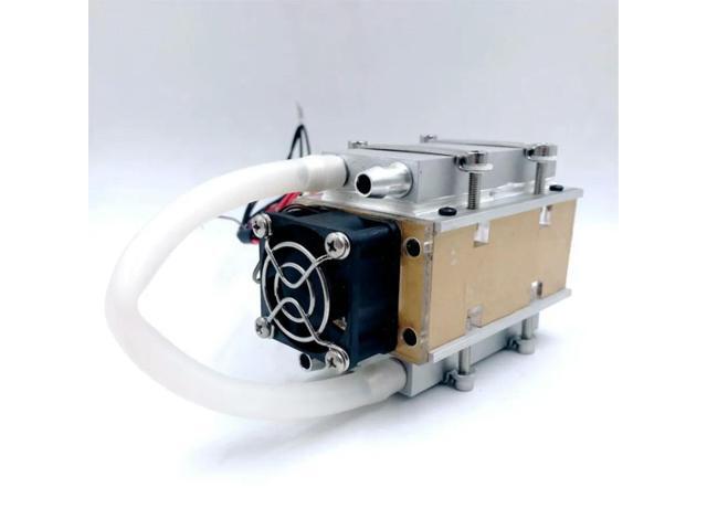 small DIY TEC Peltier semiconductor refrigerator water-cooling air condition Movement for refrigeration and fan