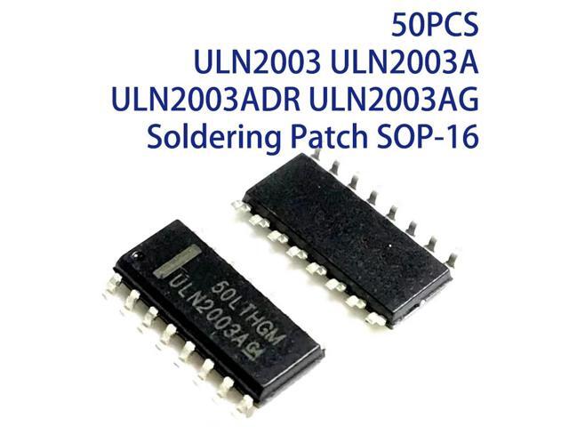 50PCS ULN2003 ULN2003A ULN2003ADR ULN2003AG Soldering Patch SOP-16