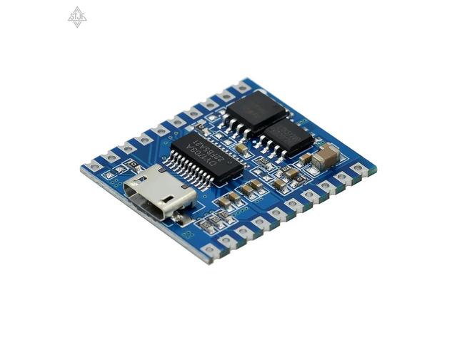 Voice Playback Module DY-SV19R MP3 Voice Module WAV Decoding 32Bit IO Trigger UART Control Audio USB Download Flash