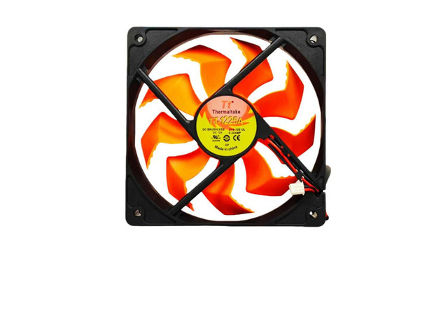 for Thermaltake TT-12025A 12V 0.30A 2-Wire Chassis/Power Supply Silent Non-LED Cooling Fan - 1880RPM