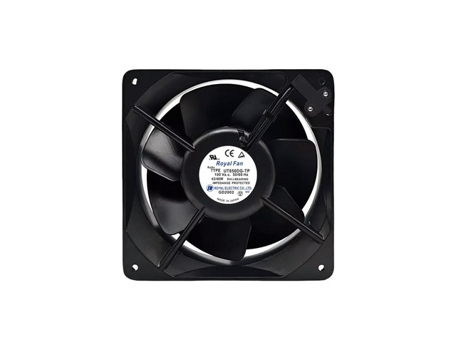 ROYAL FAN UT650DG-TP 160x160x55mm Industrial Cooling Fan - 100V 31W 2800RPM High-Temperature Resistant