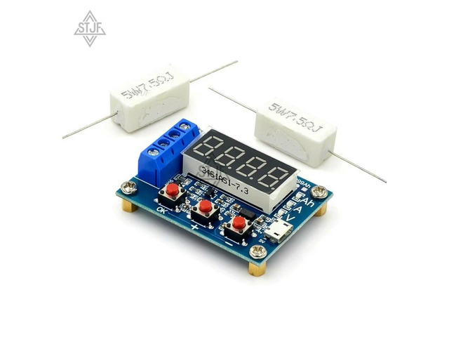 ZB2L3 Tester LED Digital Display Lithium Power Supply Test Resistance Lead-acid Capacity Discharge Meter