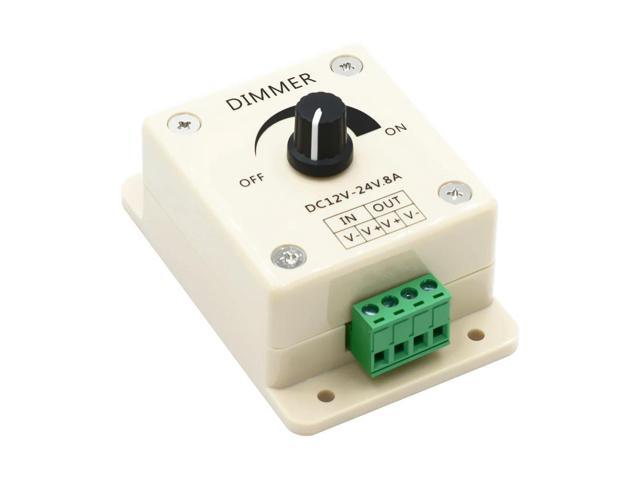 Voltage Regulator DC-DC Voltage Stabilizer 8A Power Supply Adjustable Speed Controller DC 12V LED Dimmer 12 V