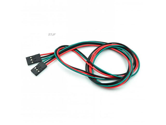 10pcs/lot 70cm 3 Pin Female to Female Jumper Wire Dupont Cable for 3D Printer