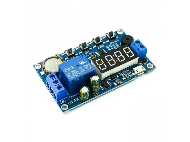 DC 5V Real time Timing Delay Timer Relay Module Switch Control Clock Synchronization Multiple mode control Wiring diagram