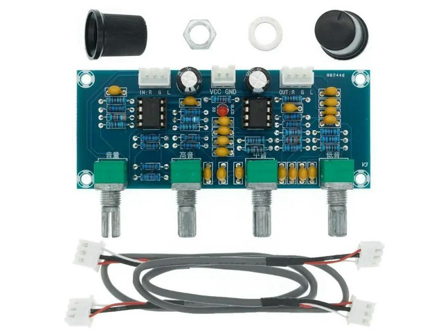 XH-A901 NE5532 Tone Board preamp Pre-amp With treble bass volume adjustment pre-amplifier Tone Controller For amplifier Board
