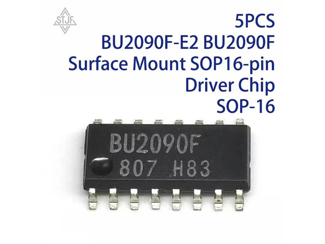 5PCS BU2090F-E2 BU2090F Surface Mount SOP16-pin Driver Chip SOP-16
