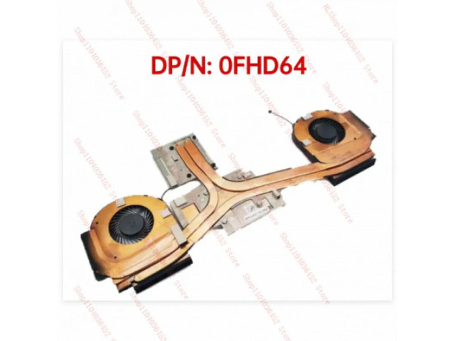 Heatsink With Fan For Precision 7740 EDA70-NV256 0FHD64 FHD64 AT2KA0