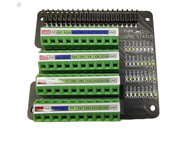 Raspberry Pi 4 GPIO Expansion Board Breakout GPIO Screw Terminal Hat for Raspberry Pi