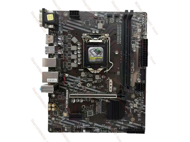 For H410M BOMBER Motherboard PCI-E3.0 2×M.2 4×SATAIII Micro ATX
