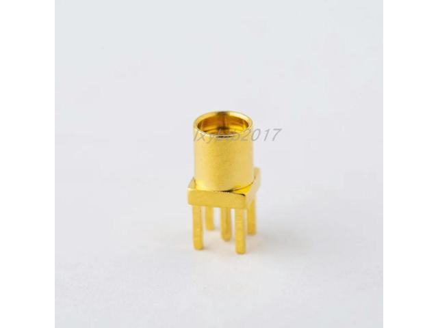 MMCX-KHD2 straight female head PCB panel socket MMCX-KE positive five-foot vertical solder plate antenna base