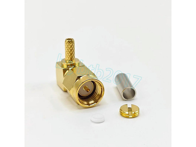 SMA-JW3 RF bent male crimp RG316 cable SMA-C-JW1.5 with RG174 cable