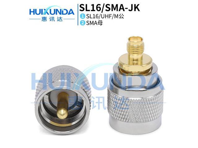 SL16/SMA-JK SL16 Circular SMA Female UHF/SMA-JK Intercom Adapter M/SMA-JK