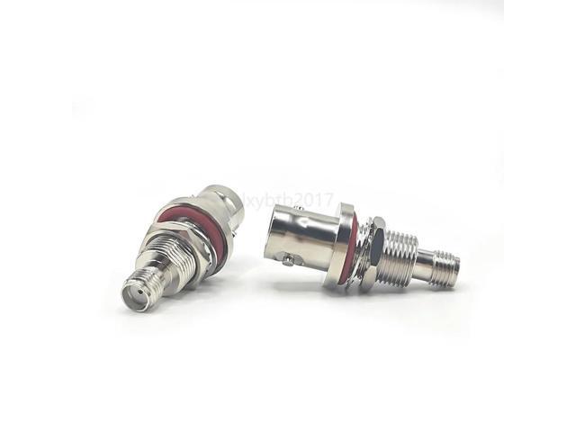 BNC/SMA-KYK RF adapter BNC female to SMA female waterproof ring double female head wear increase