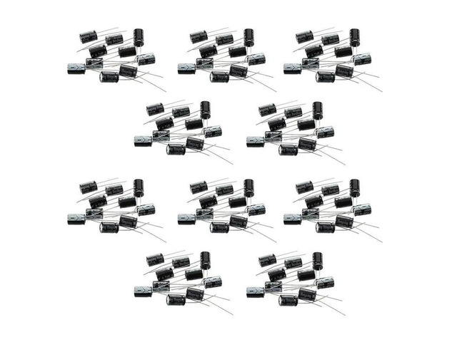 100 X 4.7UF 400V 105C Radial Electrolytic Capacitor 8X12M