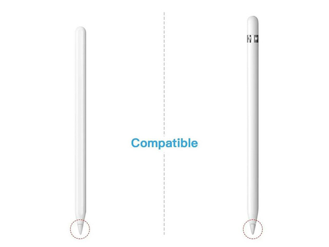 20 Pack Replacement Tip For Pencil Nibs For Pencil 1St & 2Nd Generation (White)
