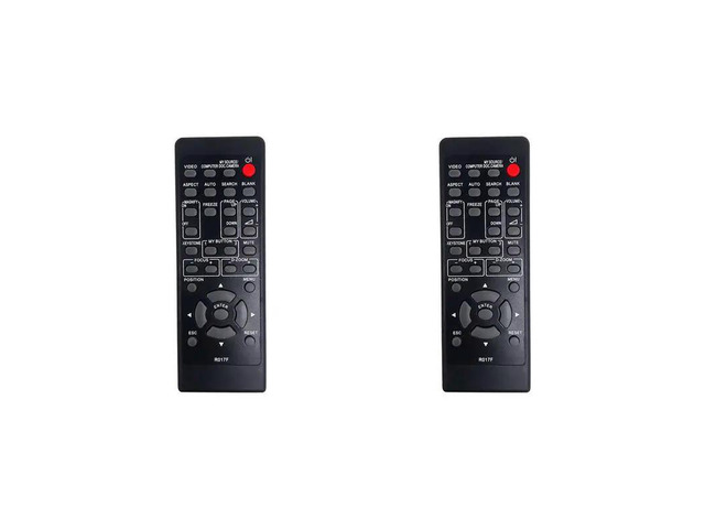 2 Pcs R017F Projector Remote Control For Hitachi BZ-1, CP-A221N, CP-A222WN, CP-A301N, CP-A302WN, CP-A352WN, CP-AW2519N