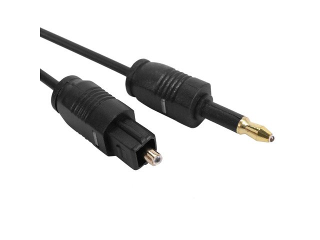 5X 2M Mini 3.5Mm Plug Digital Optical Audio Cable SPDIF Optical Fiber Line