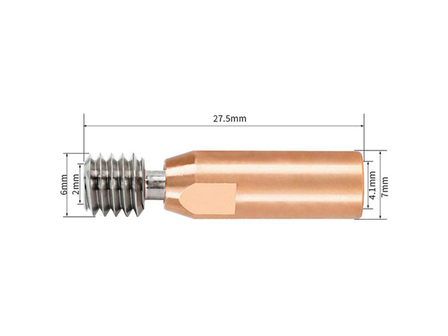 3Pcs Mellow All l Bi-l CR10-Crazy Heat Break Throat For Ender 3 V2 Ender 5 CR-10S Pro Hotend For 3D Printer