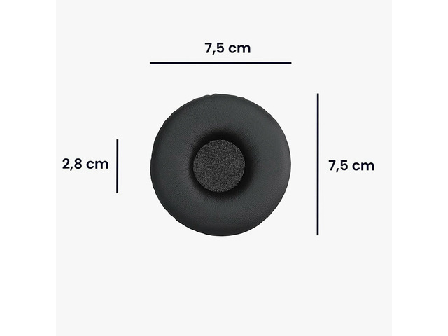 4PCS Replacement Ear Pads Compatible For So-Ny MDR-XB450AP / XB550 / XB650 - Earpads Set For Headphones - Black