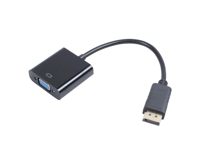 3X 1080P DP Displayport Male To VGA Female Converter Adapter Cable Stock