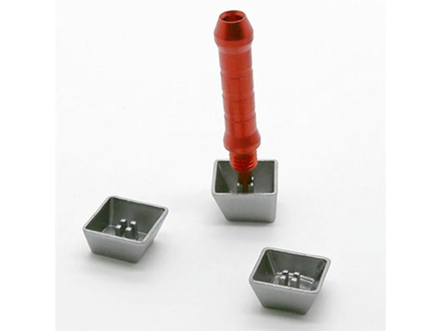 3-Stage Aluminum Alloy Mechanical Keyboard Keycap Puller Keycap Shaft Remover Keyboard Replacement Cleaning Tool Easy To Use