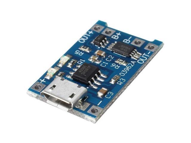 10Pcs 5V 1A Lithium Charging Board TP4056 Lithium Charging Board Micro-USB Charge Module Protect