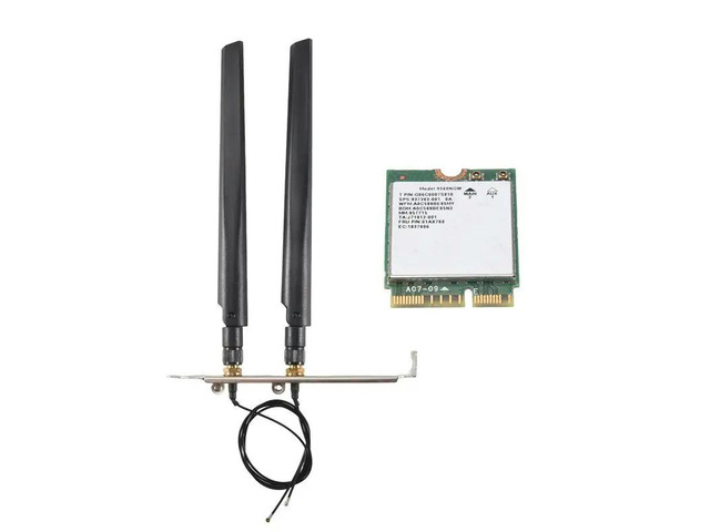 1730Mbps For Dual Band AC 9560 Desktop Kit Bluetooth 5.0 802.11Ac M.2 CNVI 9560NGW Card With Antenna