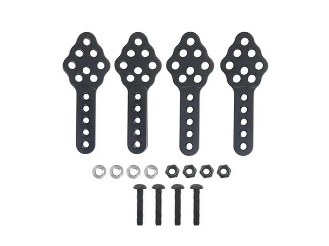 4Pcs CNC l Shock Absorber Mount Adjust Height Angle Stand For RC Crawler Car Axial SCX10 90046 D90 D110
