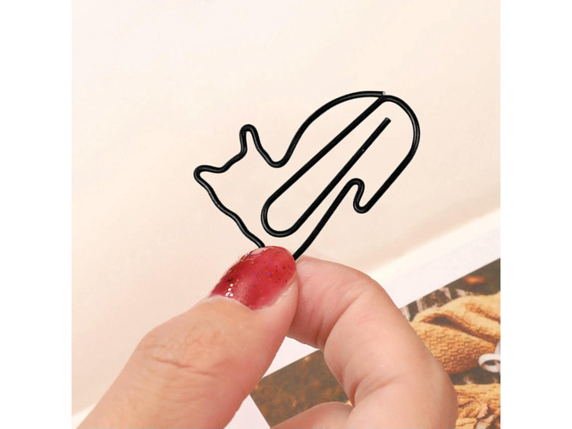 120Pcs Paper Clips Funny Paperclips Desk Accessories For Women Office Cute Office Supplies Office Gift For Cat Lovers