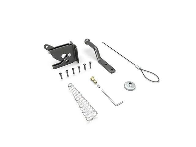 1PCS Door Latch With Spring Puller, Fence Door Lock, Fence Lock Small Lock With Rope, Suitable For Fence Gates Durable
