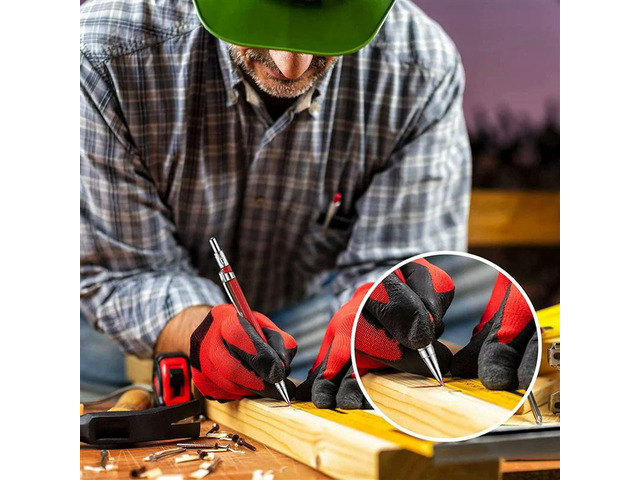 4 Pcs Streak Welders Pencil With 48 Pcs 2Mm Refills Mechanical Pencil With Built In Sharpener Carpenter Pencils