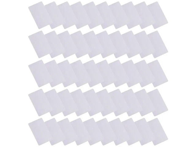 50 Piece NTAG215 Cards Blank 215 Cards 215 Tags Rewritable Cards 504 Bytes Memory For All Enabled Device