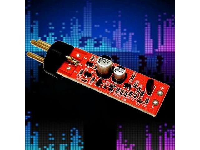 2X Diaphragm Baby Bottle Condenser Microphone DIY Production Repair Modified Circuit Board With Plug