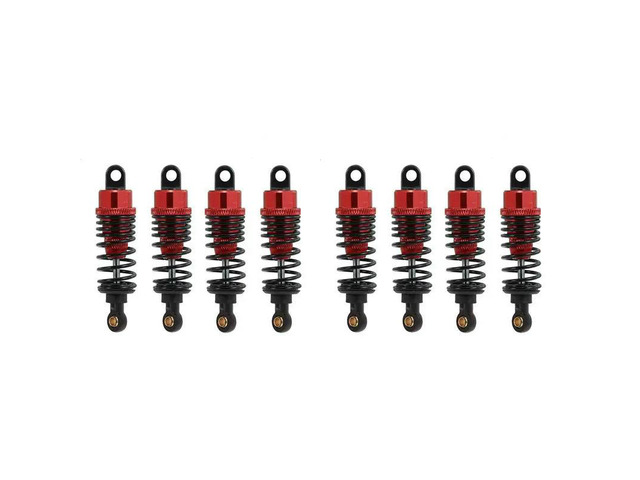 8Pcs l Shock Absorber Damper For Tamiya TT01 TT02 TA05 TL01 TA03 MF01X M05 M06 1/10 RC Car Upgrade Parts, Red