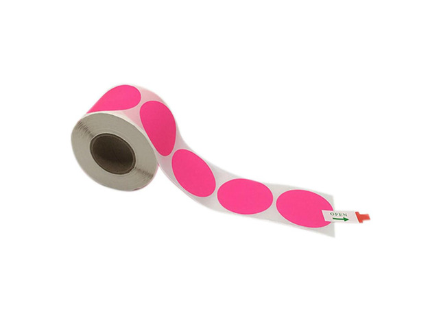 2 Inch Circle Thermal Sticker els,Self-Adhesive Round Direct Thermal els,DIY Logo Design,QR Code,500 els/1 Roll