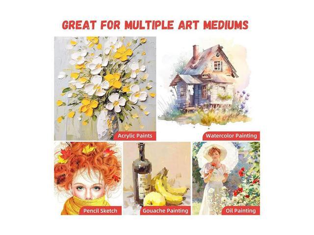 Pack Of 4 20.32 X 25.4 Cm Stretched Oil Paintings
