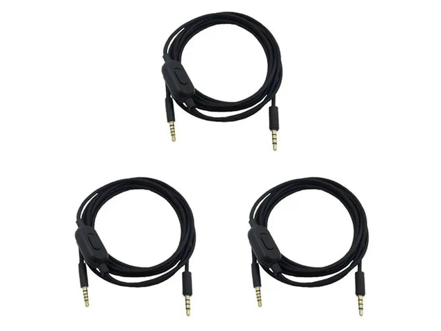 3X 2M Headphone Cable Audio Cord Line For GPRO X G233 G433 Earphones Headset Accessories