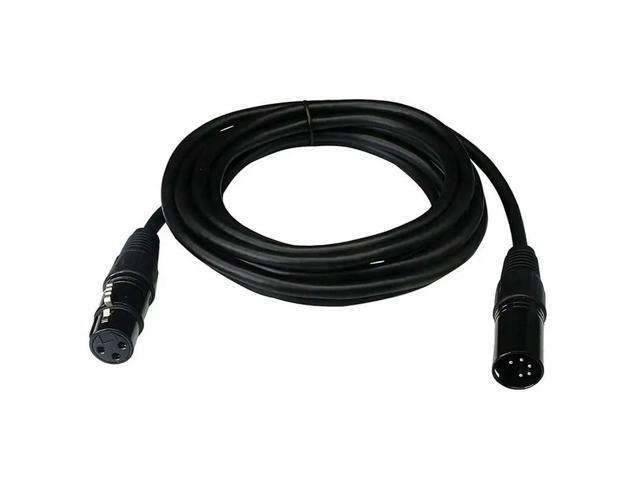 2X DMX Stage Light Cable,DJ XLR Cable,3-Pin Female XLR To 5-Pin Male XLR DMX Turnaround Connection For Moving Head