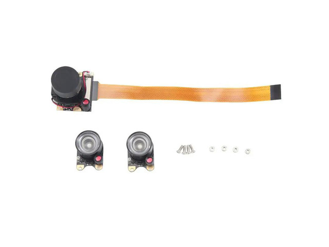 For Raspberry Pi 5/Zero/W/2W Camera Day And Night Vision IR-Cut Adjustable Focus Module, OV5647 5MP 1080P 175° Angle