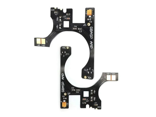 2Pcs For GBA SP AGS-001/101 Sound Speaker Amplifier Enhancement Module AMP Mod FPC Cable Board Replacements Spares